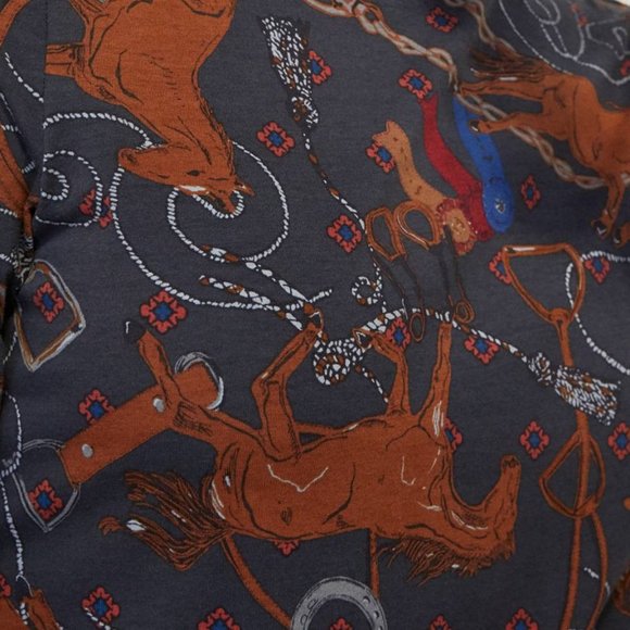 Anthropologie Adventurer Horses Mock Neck Top - Picture 5 of 5